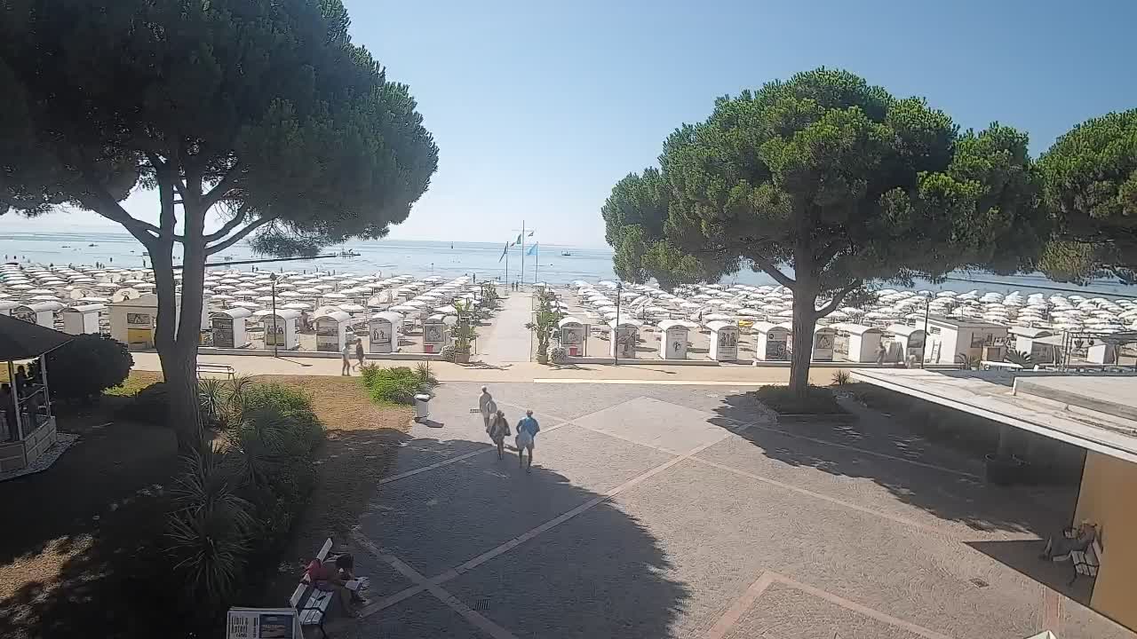 Webcam de Grado – Entrada de la playa (Lido di Grado)