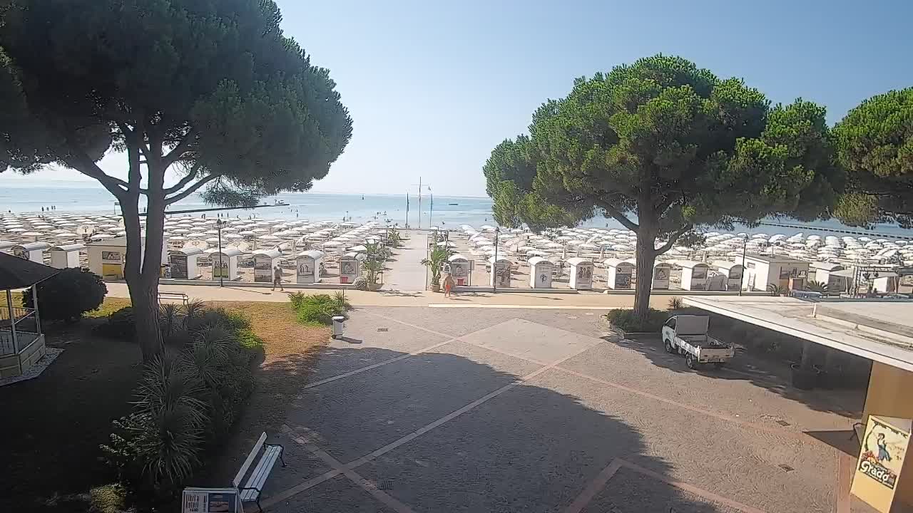Grado Webcam – Strandzugang am Lido di Grado
