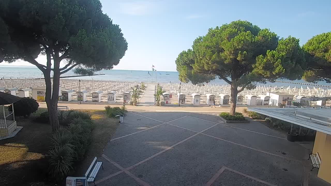 Webcam de Grado – Entrada de la playa (Lido di Grado)