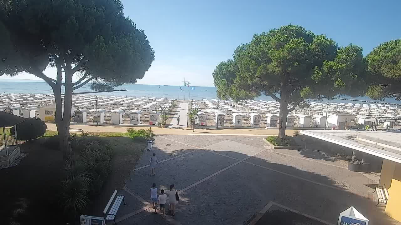 Grado Webcam – Strandzugang am Lido di Grado