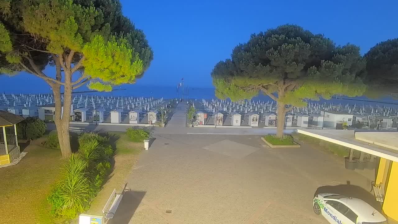 Spletna kamera Gradež (Grado) – Vhod na plažo