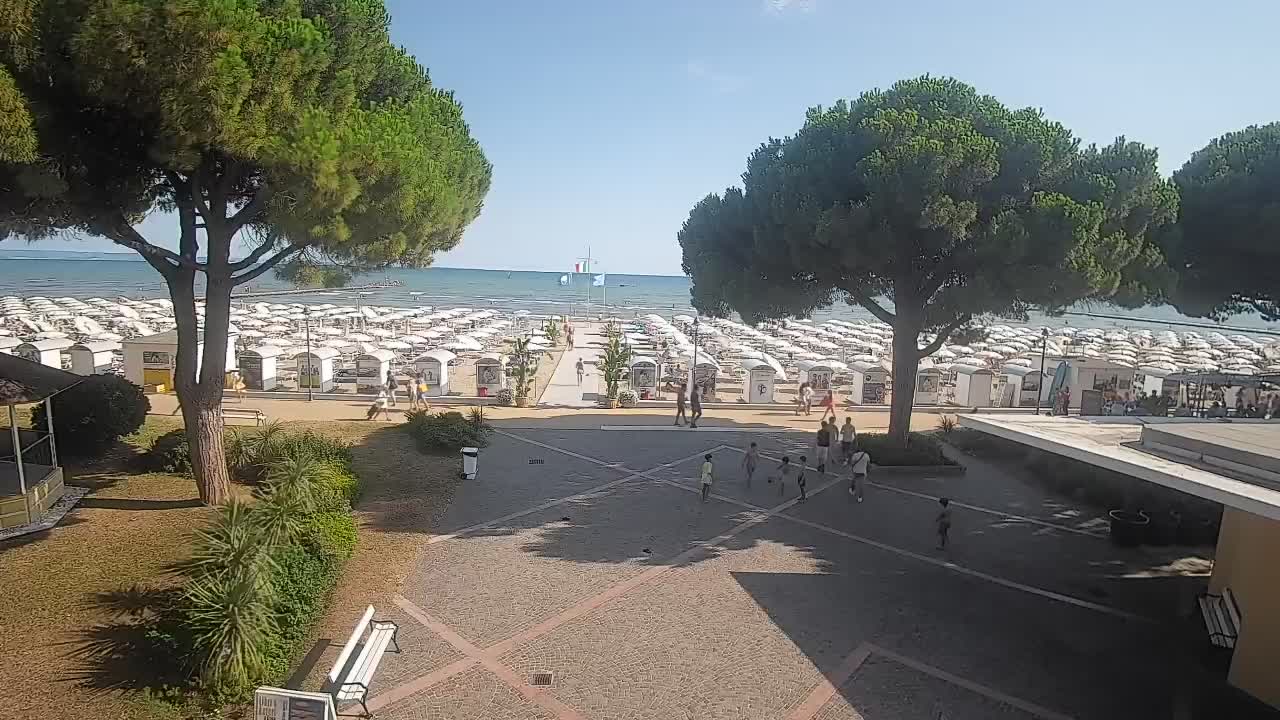 Webcam de Grado – Entrada de la playa (Lido di Grado)