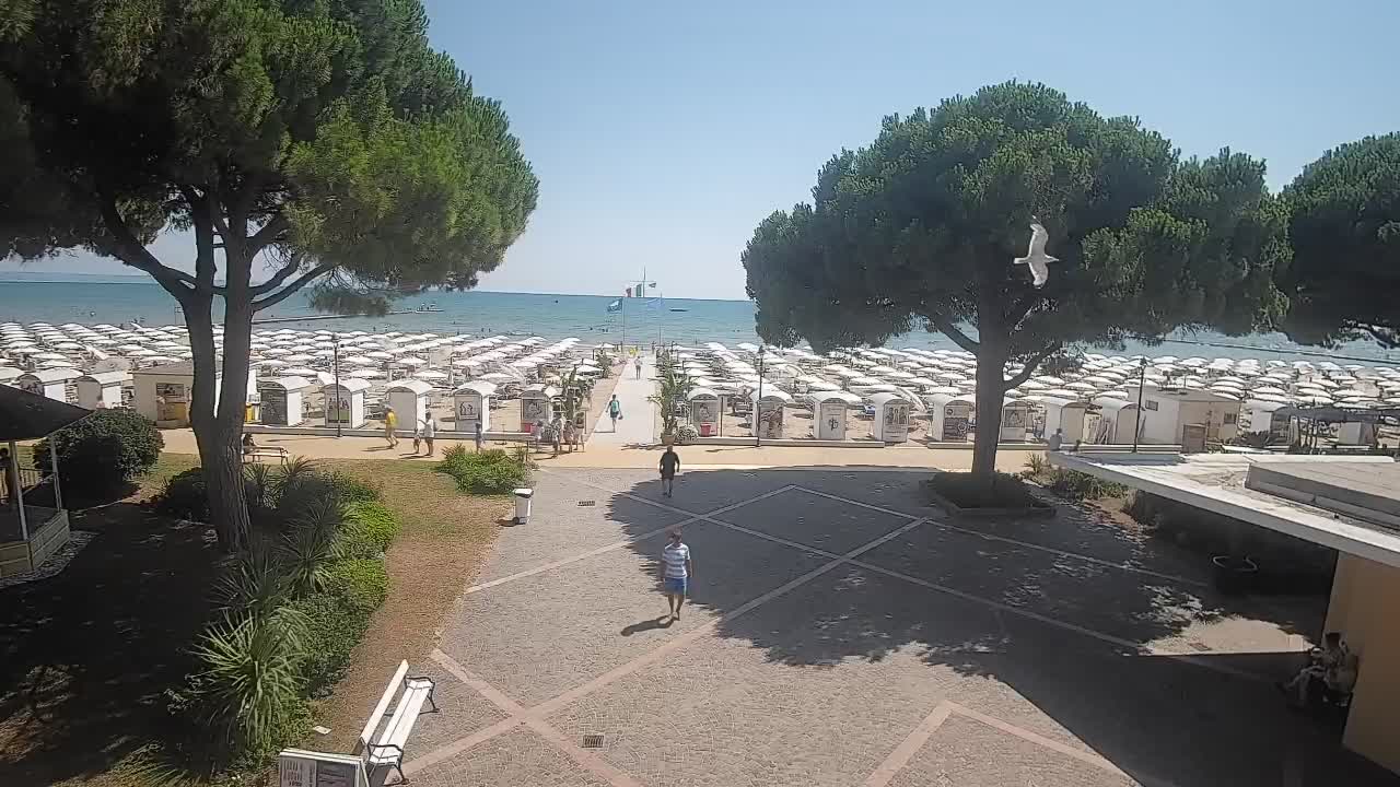 Webcam de Grado – Entrada de la playa (Lido di Grado)
