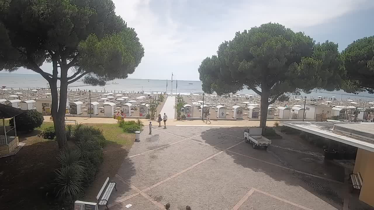 Webcam de Grado – Entrada de la playa (Lido di Grado)
