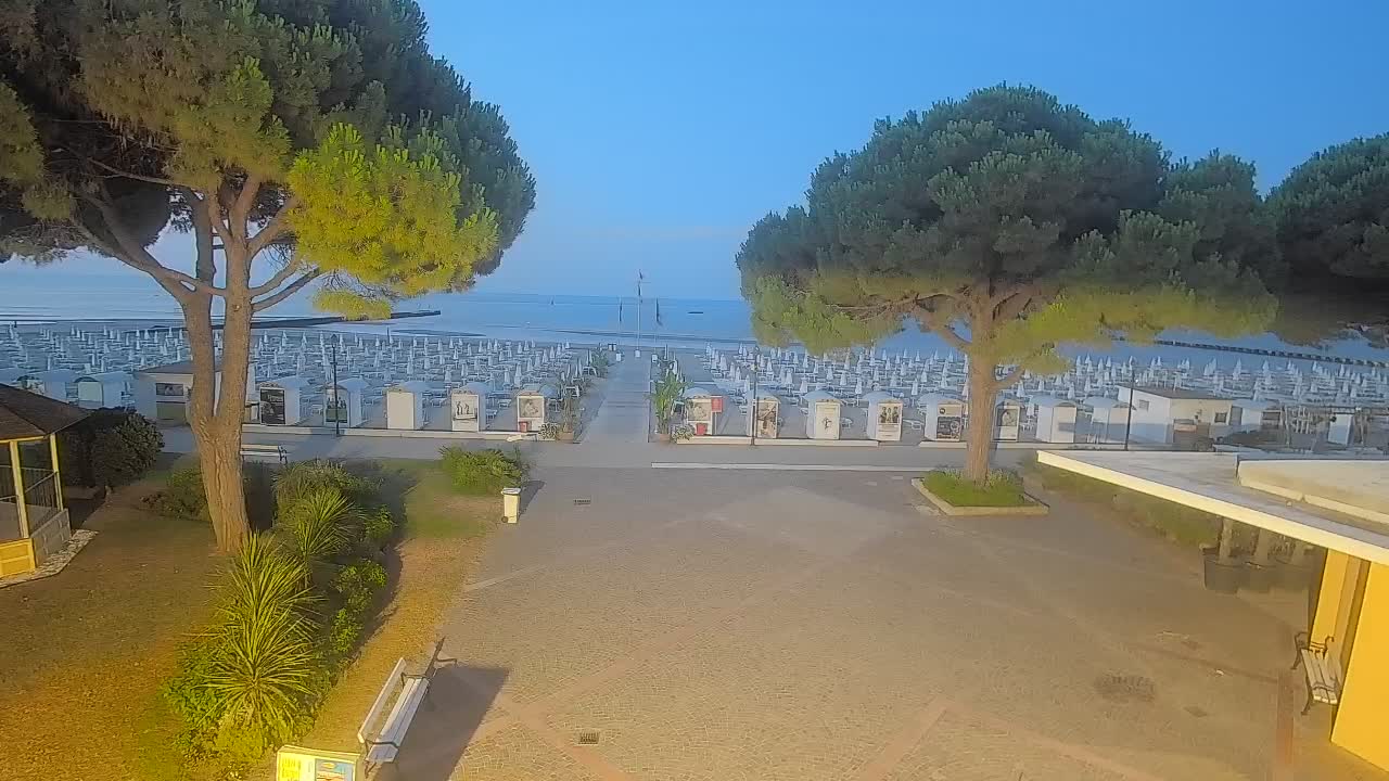 Webcam de Grado – Entrada de la playa (Lido di Grado)
