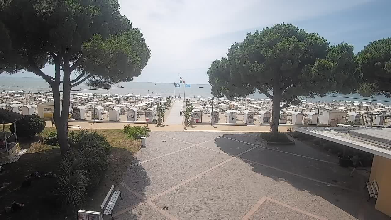 Spletna kamera Gradež (Grado) – Vhod na plažo