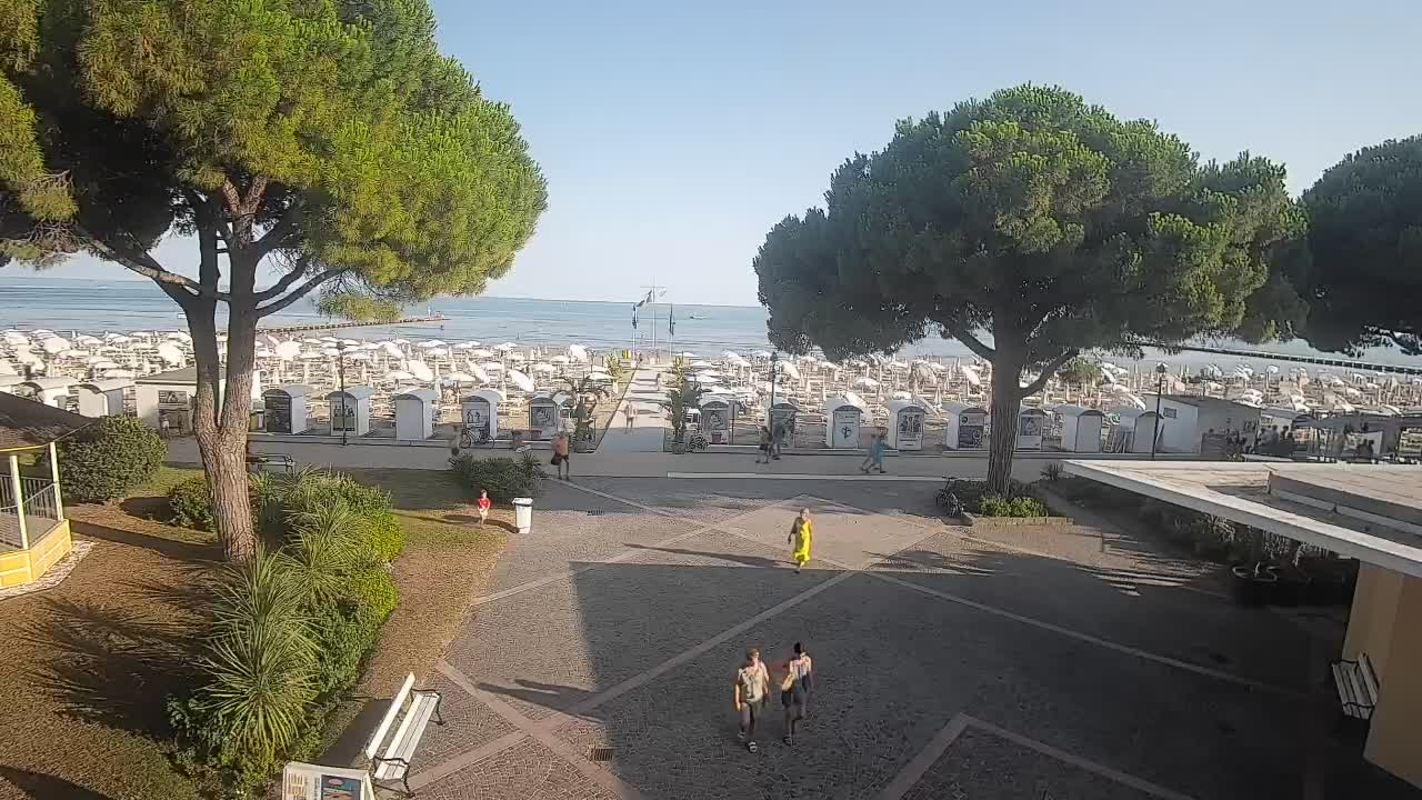 Spletna kamera Gradež (Grado) – Vhod na plažo