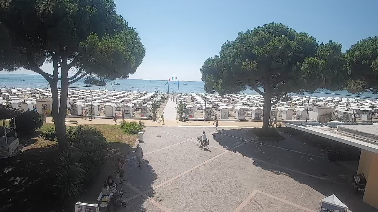 Spletna kamera Gradež (Grado) – Vhod na plažo