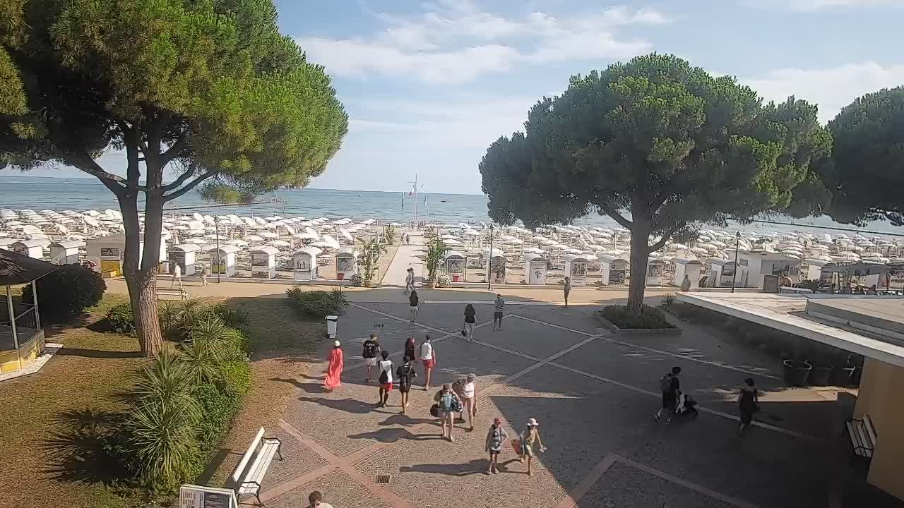 Spletna kamera Gradež (Grado) – Vhod na plažo