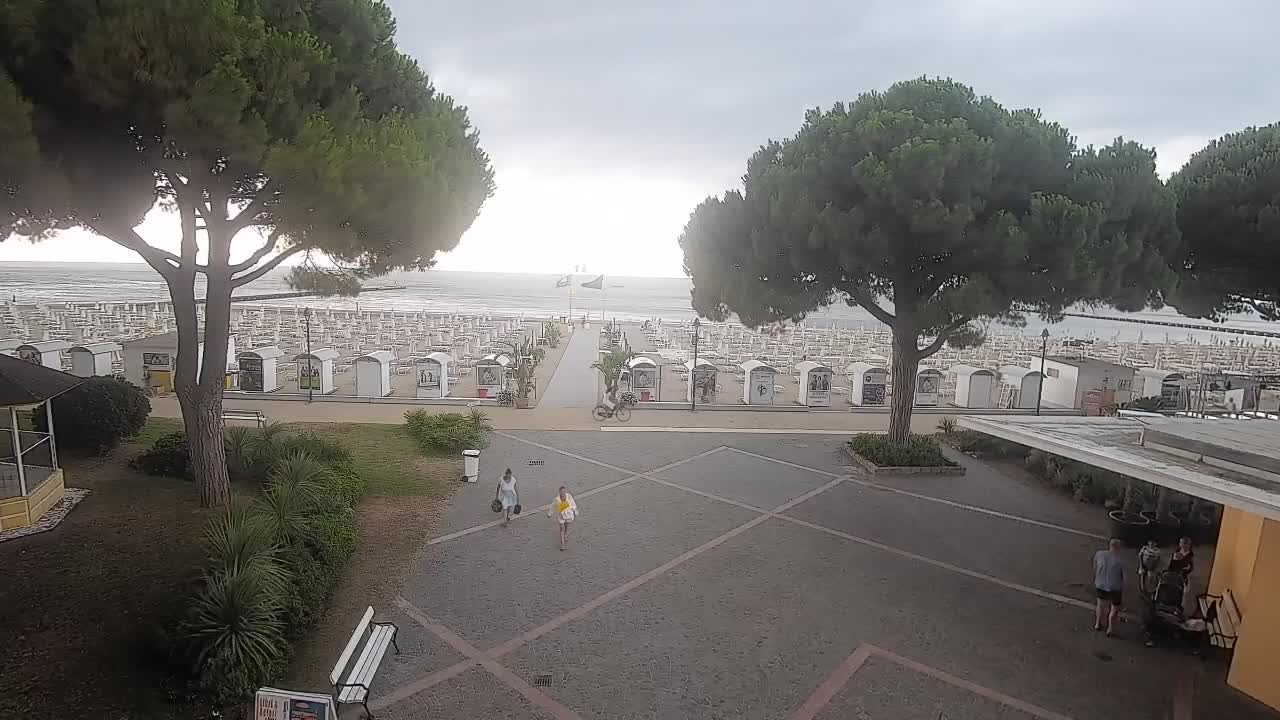 Spletna kamera Gradež (Grado) – Vhod na plažo