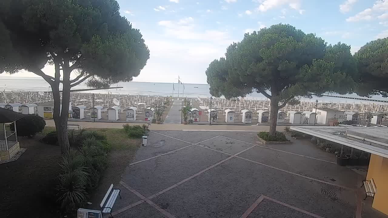 Spletna kamera Gradež (Grado) – Vhod na plažo