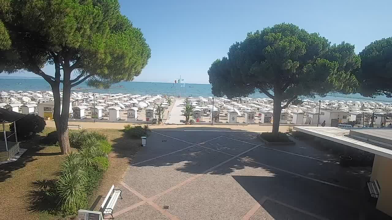 Webcam de Grado – Entrada de la playa (Lido di Grado)