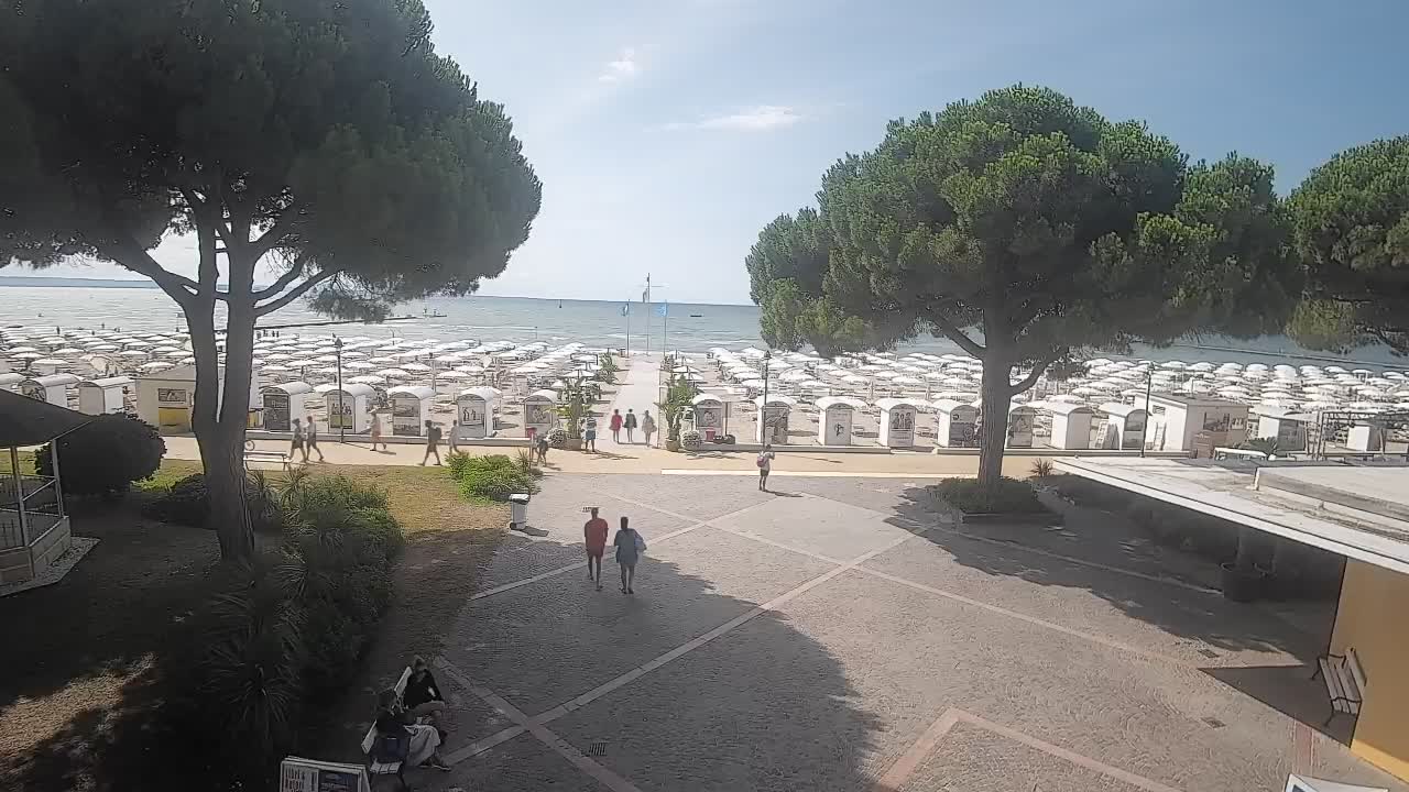 Spletna kamera Gradež (Grado) – Vhod na plažo