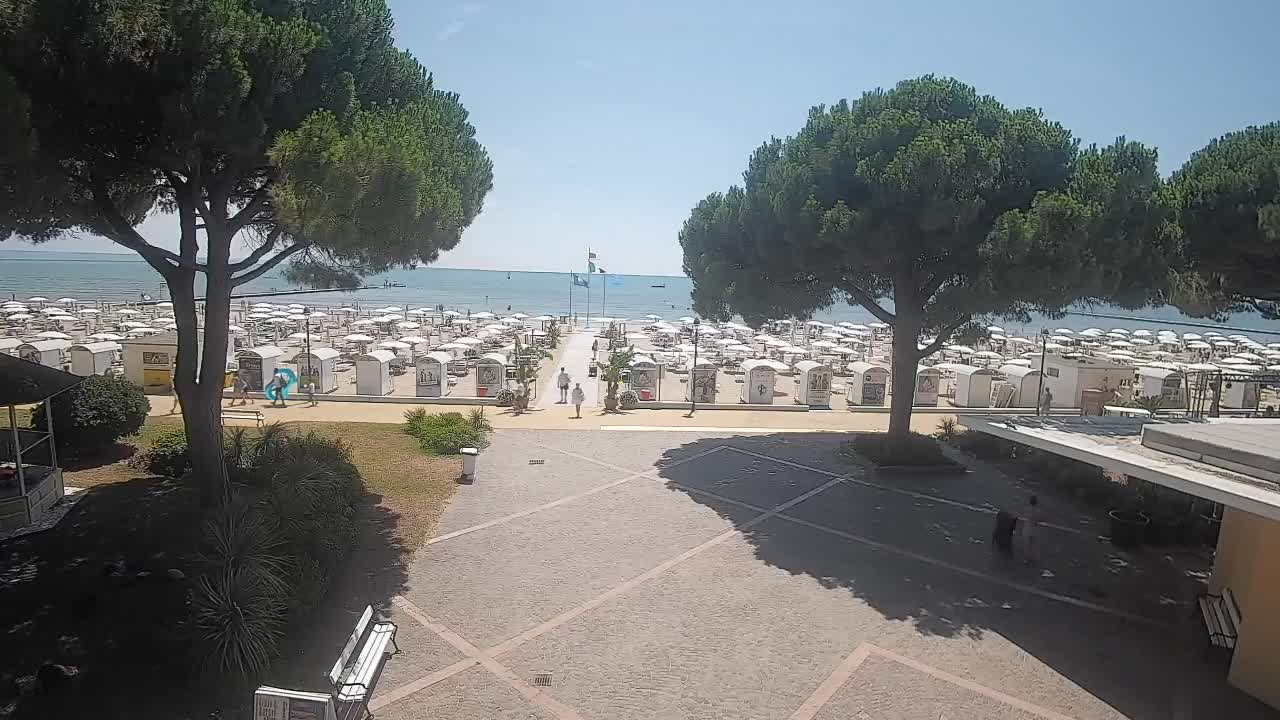Spletna kamera Gradež (Grado) – Vhod na plažo