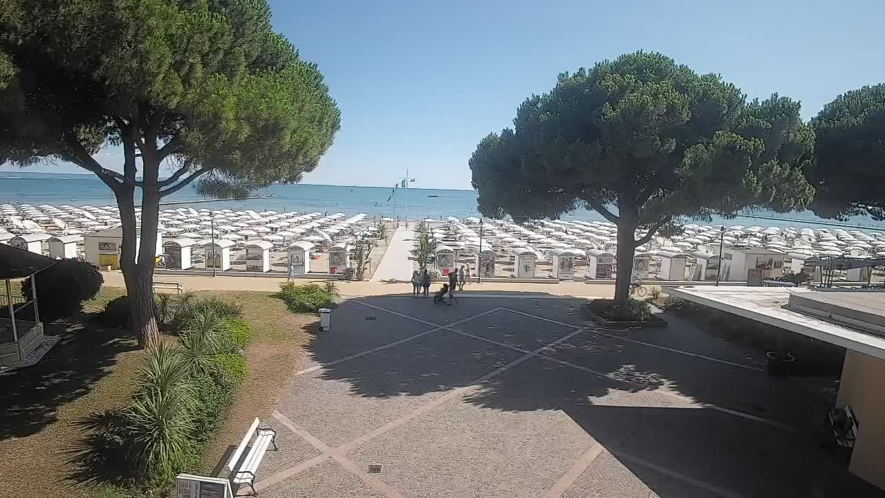 Spletna kamera Gradež (Grado) – Vhod na plažo