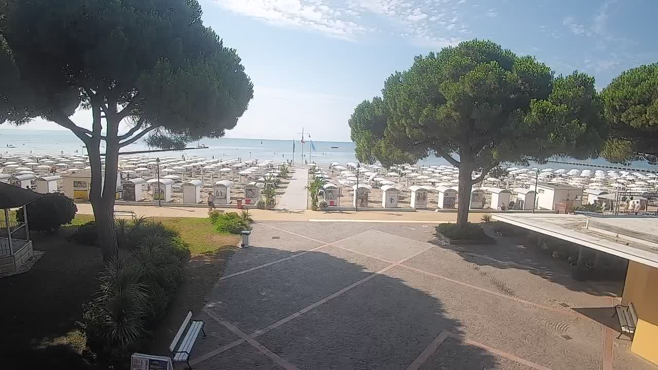 Spletna kamera Gradež (Grado) – Vhod na plažo