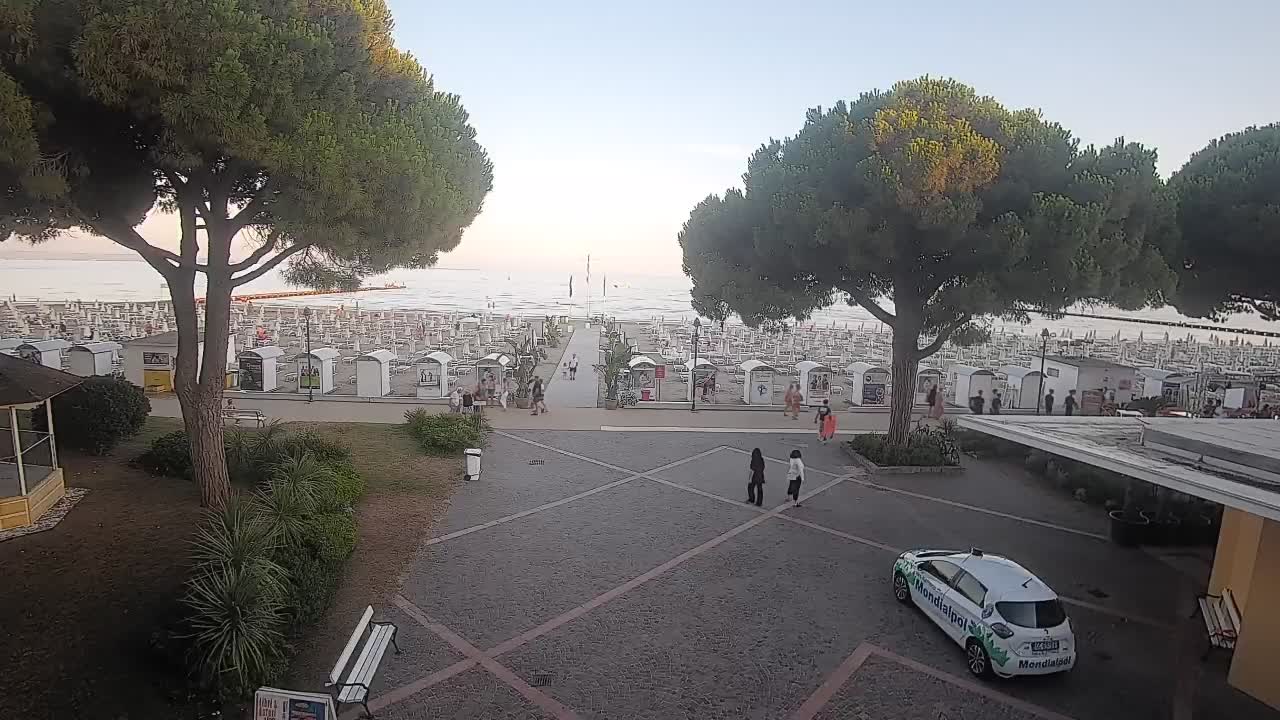 Spletna kamera Gradež (Grado) – Vhod na plažo