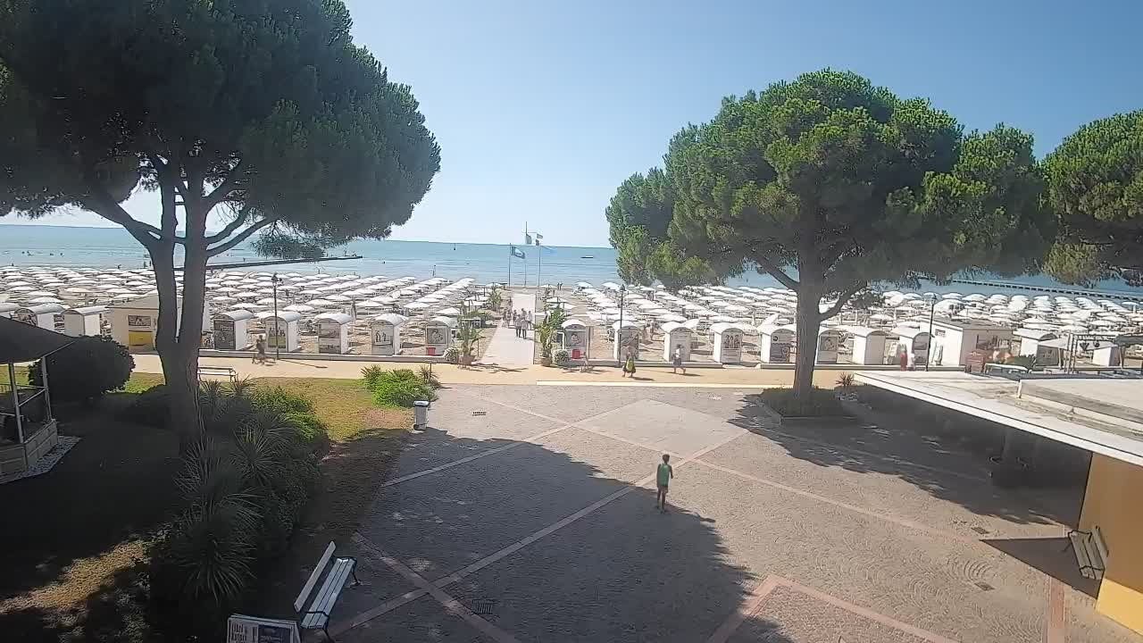 Webcam de Grado – Entrada de la playa (Lido di Grado)