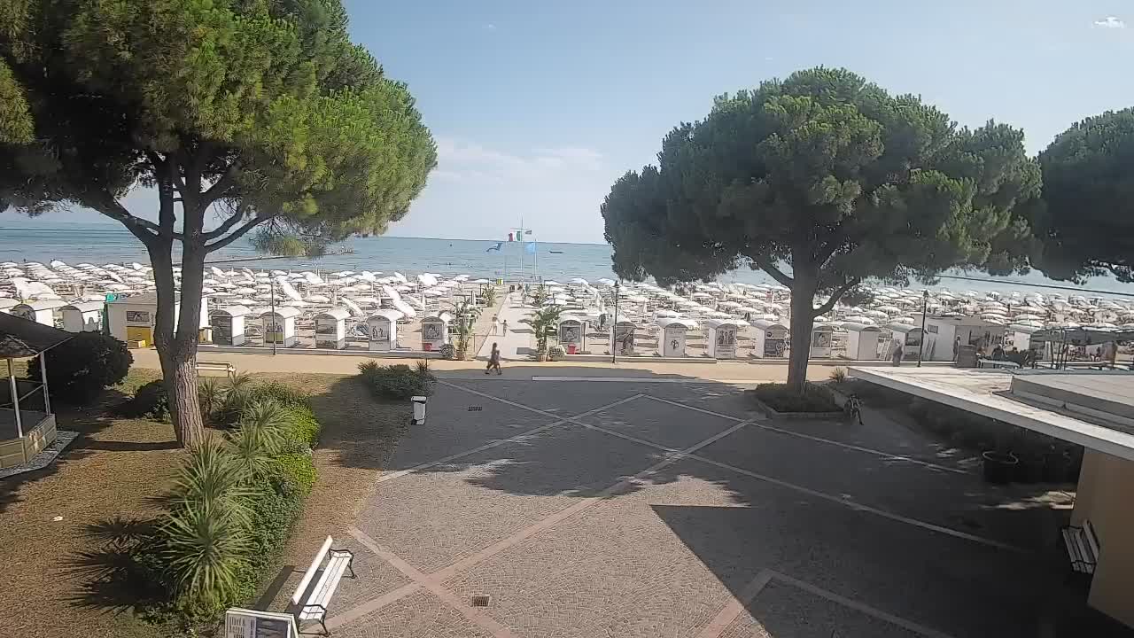 Webcam de Grado – Entrada de la playa (Lido di Grado)