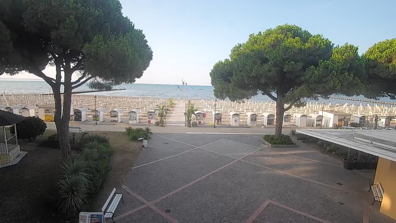 Spletna kamera Gradež (Grado) – Vhod na plažo