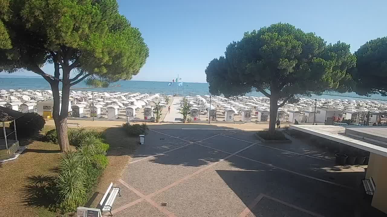 Spletna kamera Gradež (Grado) – Vhod na plažo