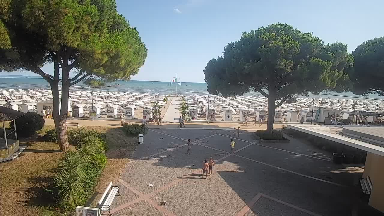 Webcam de Grado – Entrada de la playa (Lido di Grado)