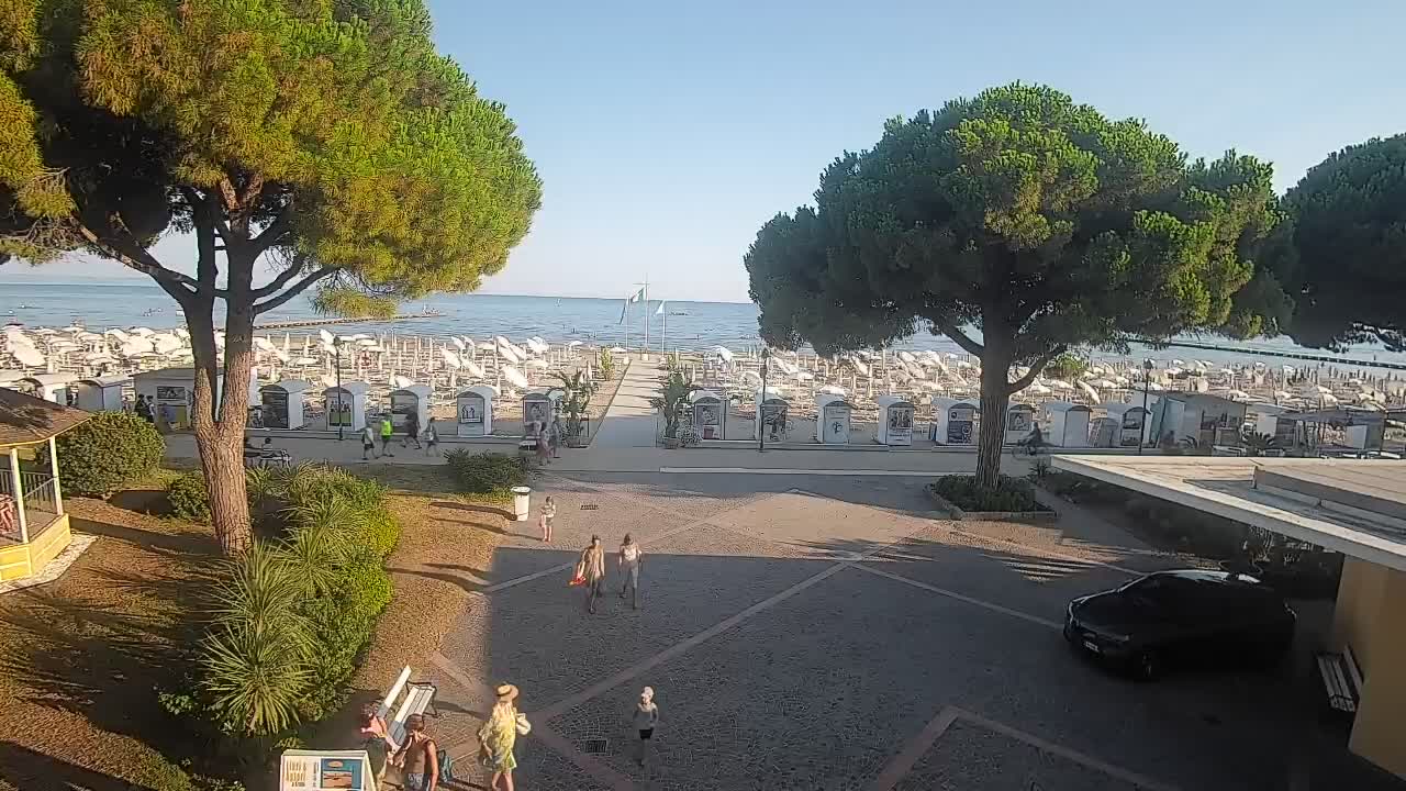 Webcam de Grado – Entrada de la playa (Lido di Grado)