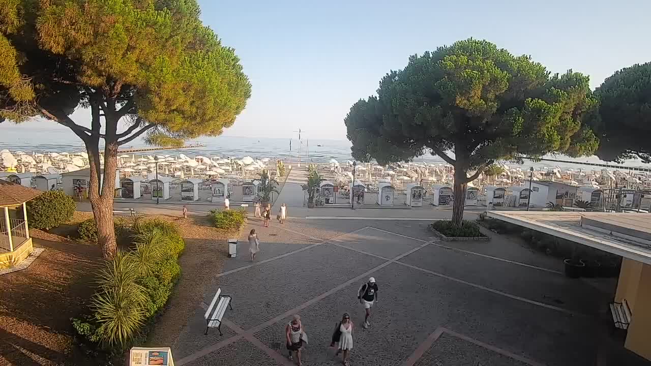 Webcam Grado – Entrée de la plage (Lido di Grado)