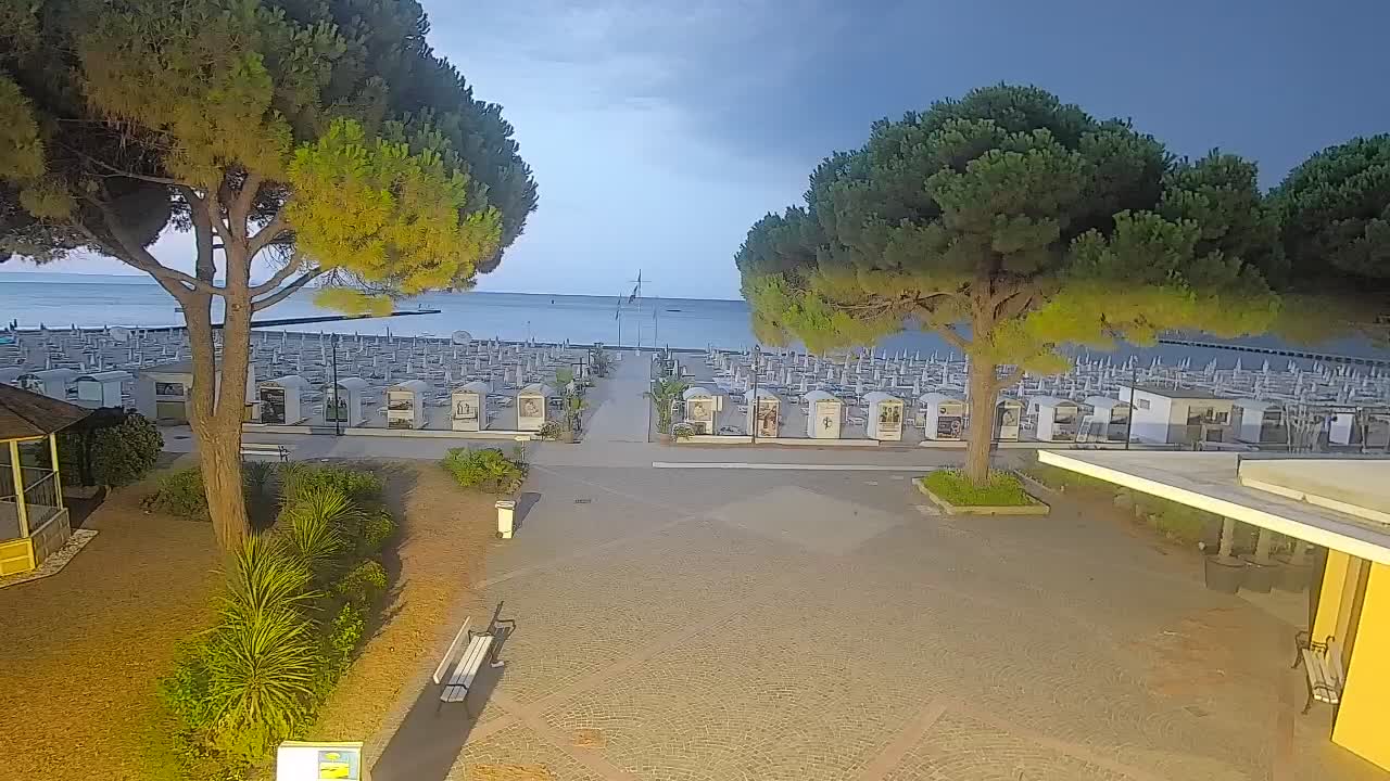 Grado Webcam – Strandzugang am Lido di Grado
