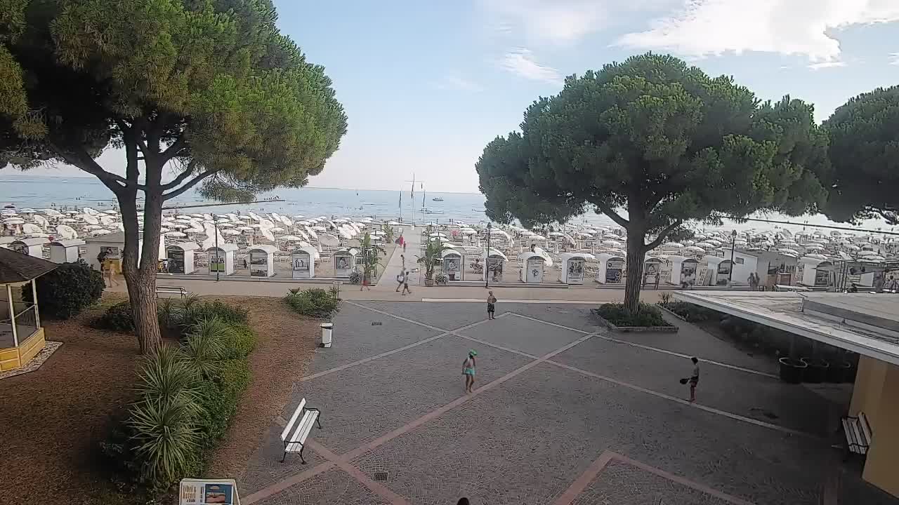 Webcam de Grado – Entrada de la playa (Lido di Grado)