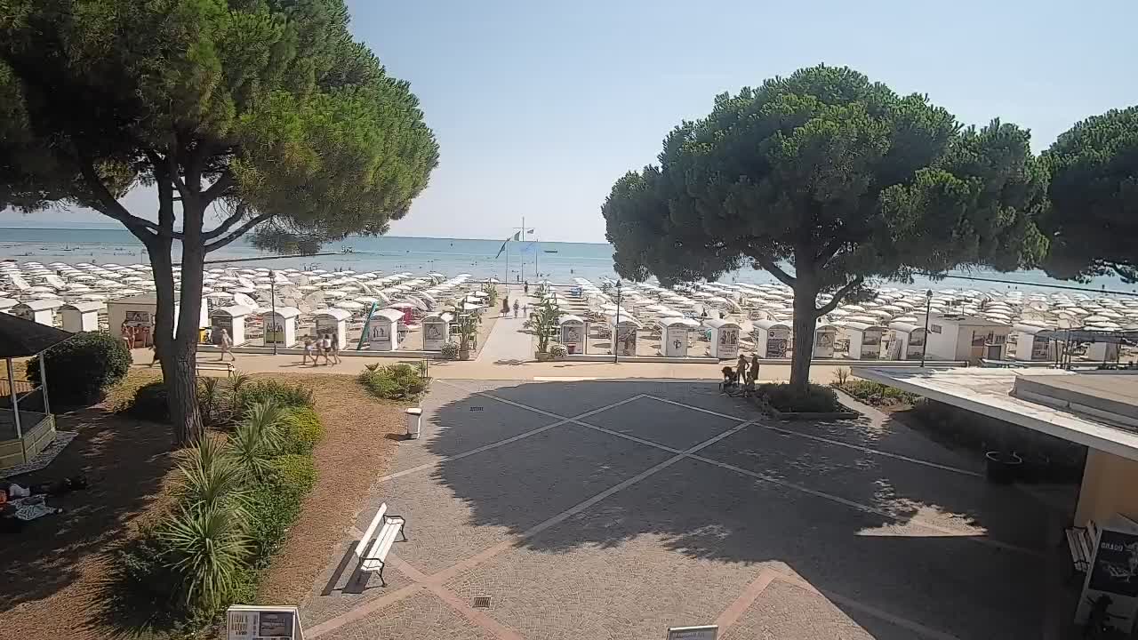 Grado Webcam – Strandzugang am Lido di Grado
