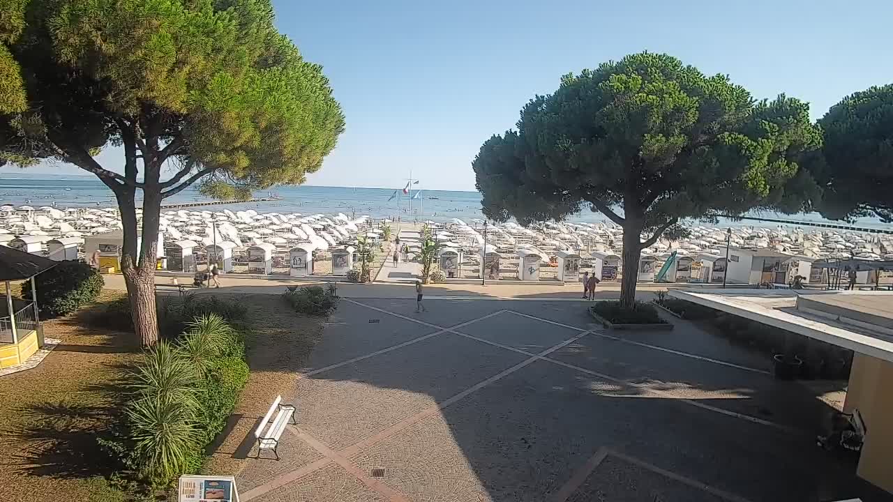 Webcam de Grado – Entrada de la playa (Lido di Grado)