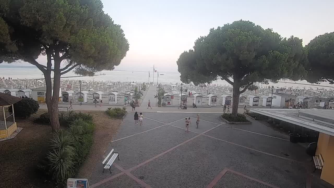 Webcam de Grado – Entrada de la playa (Lido di Grado)