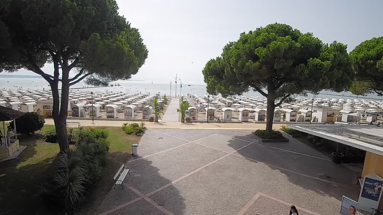 Spletna kamera Gradež (Grado) – Vhod na plažo