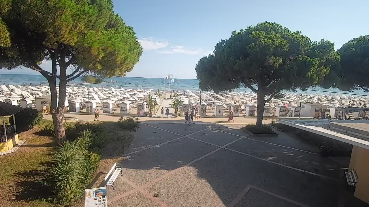 Webcam de Grado – Entrada de la playa (Lido di Grado)