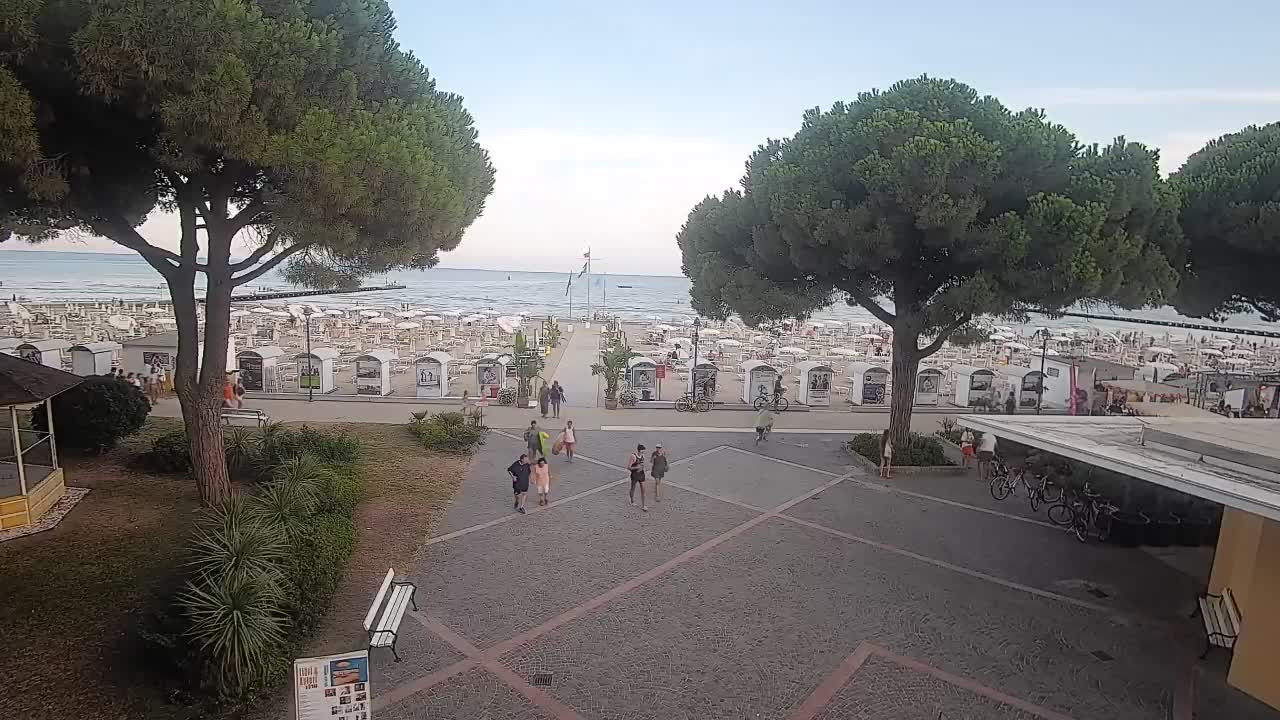 Webcam Grado – Entrée de la plage (Lido di Grado)