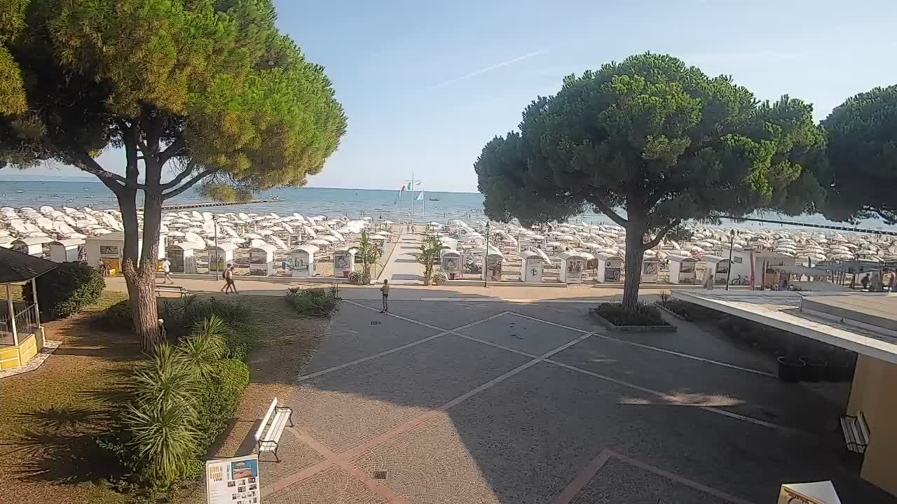 Webcam de Grado – Entrada de la playa (Lido di Grado)