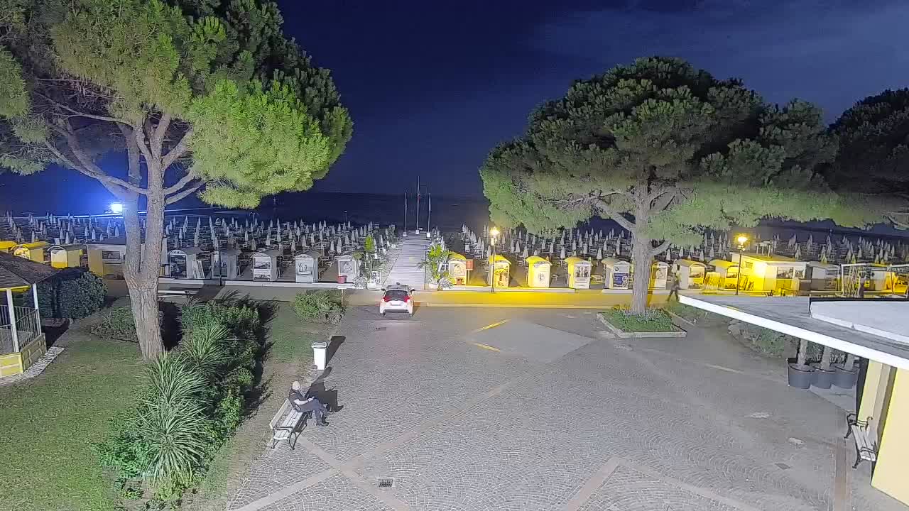 Spletna kamera Gradež (Grado) – Vhod na plažo