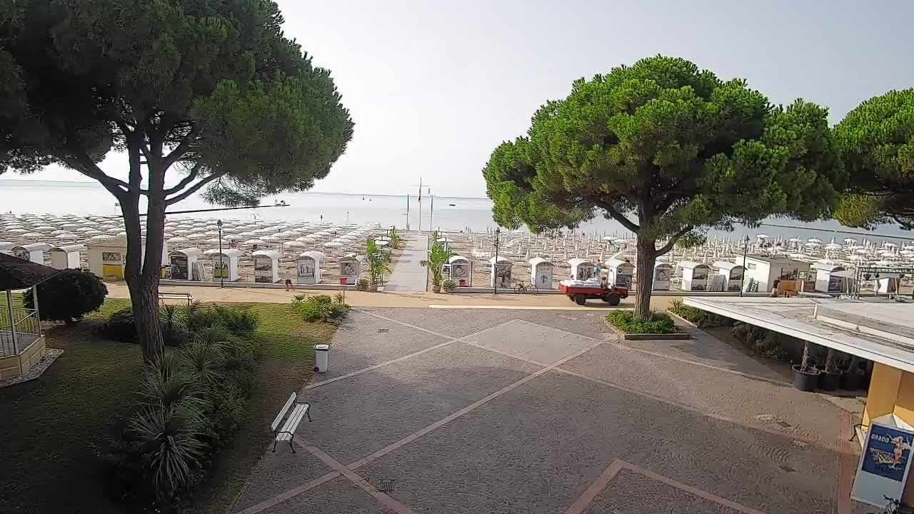 Spletna kamera Gradež (Grado) – Vhod na plažo