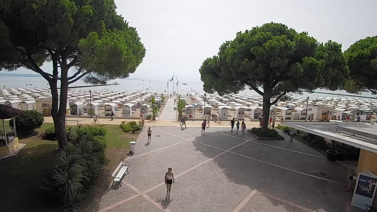 Grado Webcam – Strandzugang am Lido di Grado