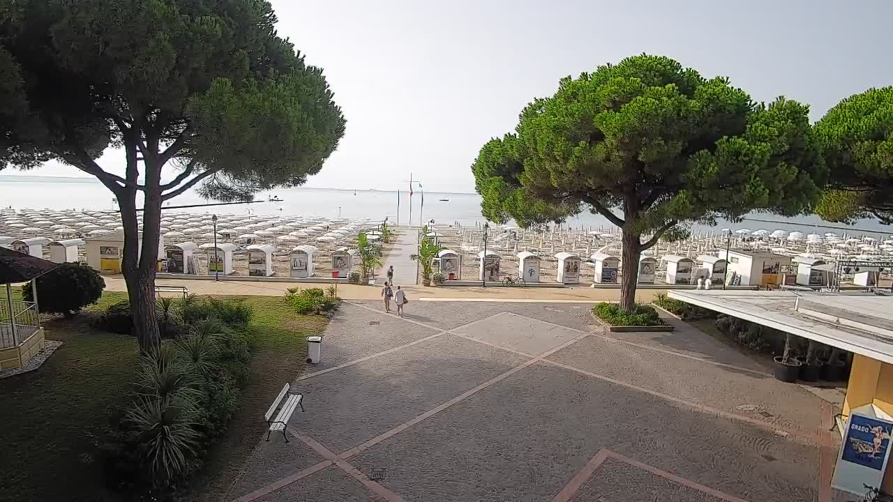 Grado Webcam – Strandzugang am Lido di Grado
