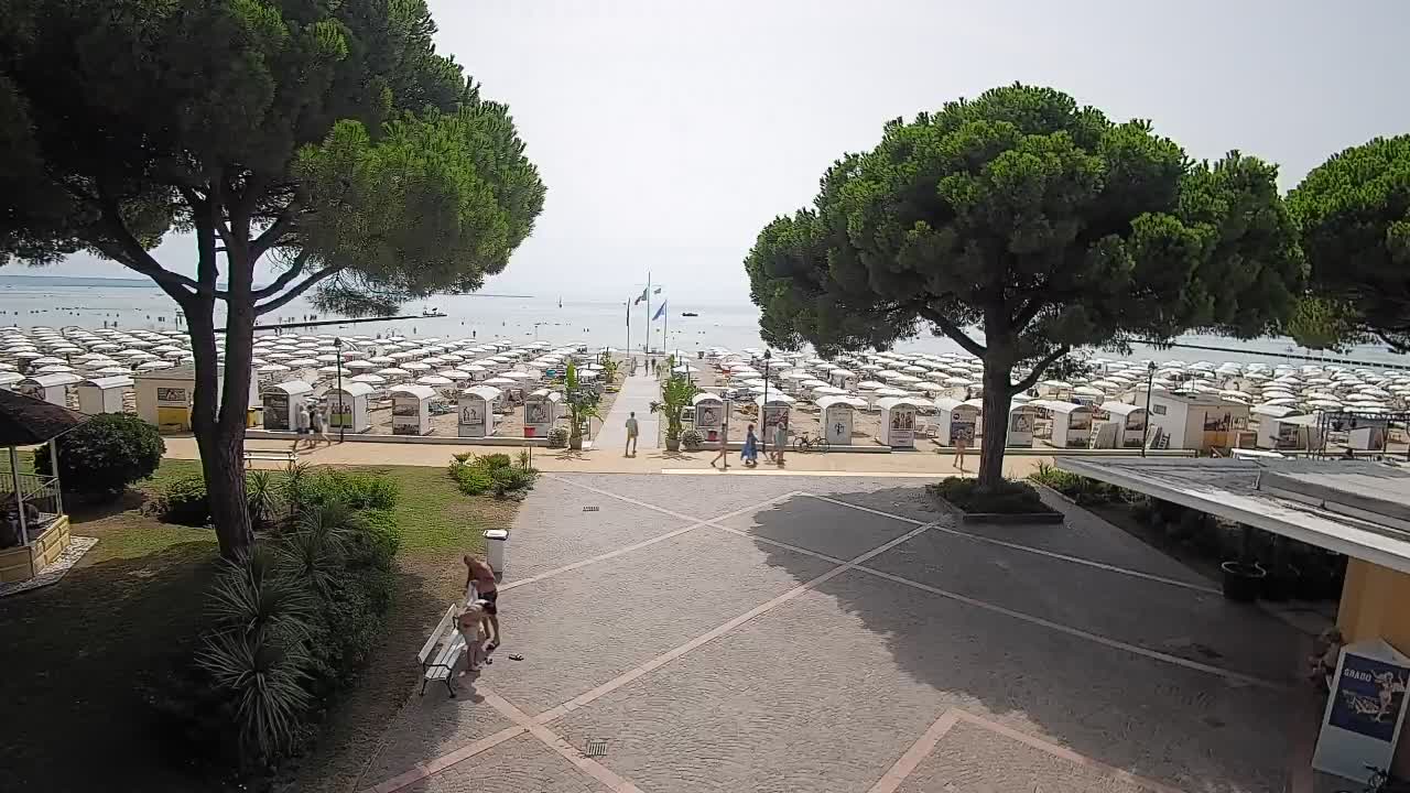 Grado Webcam – Strandzugang am Lido di Grado