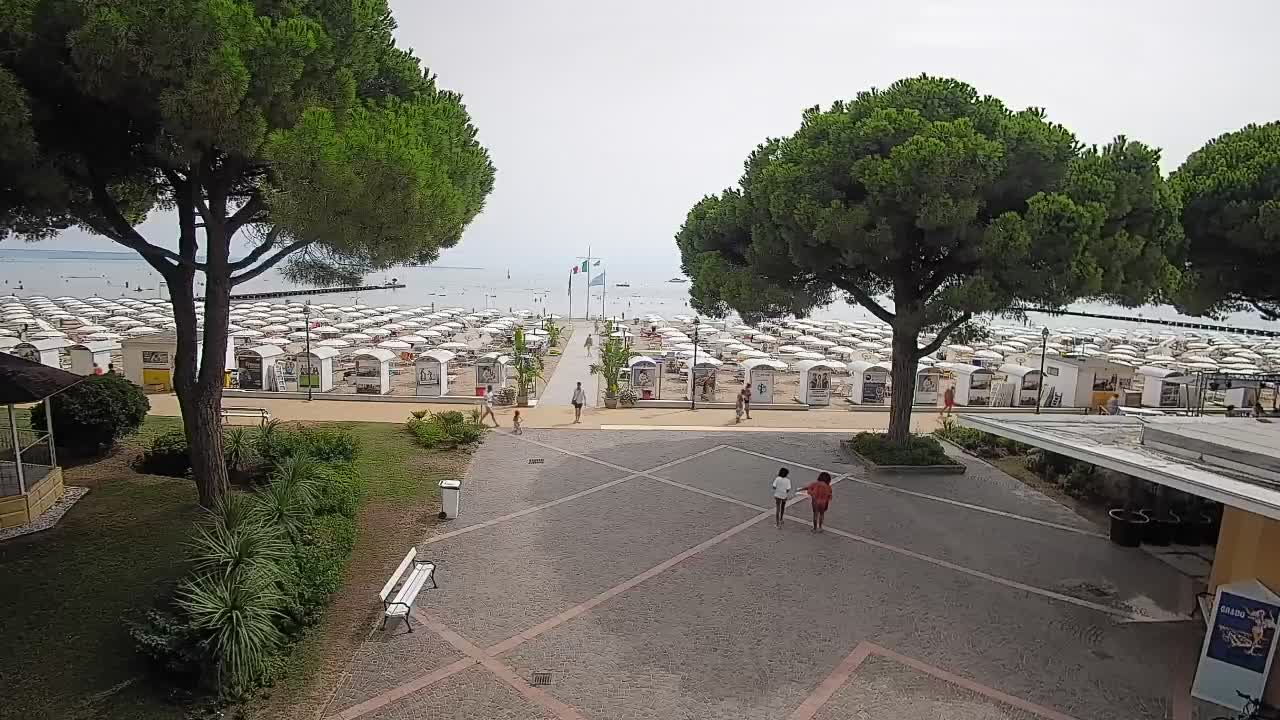 Grado Webcam – Strandzugang am Lido di Grado