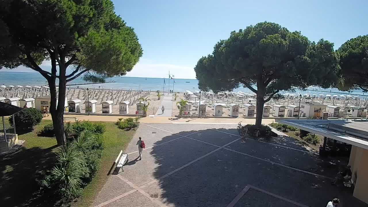 Webcam de Grado – Entrada de la playa (Lido di Grado)