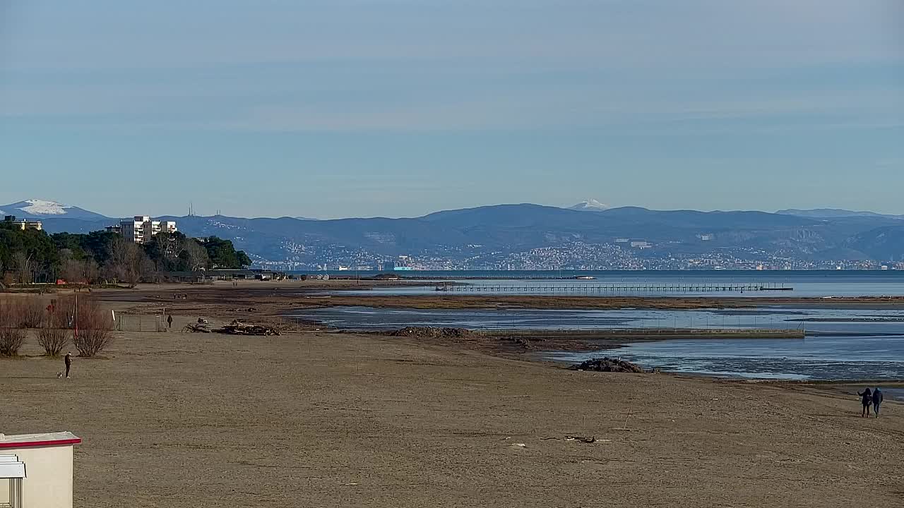 Grado Beach and Aquapark Views in Real Time