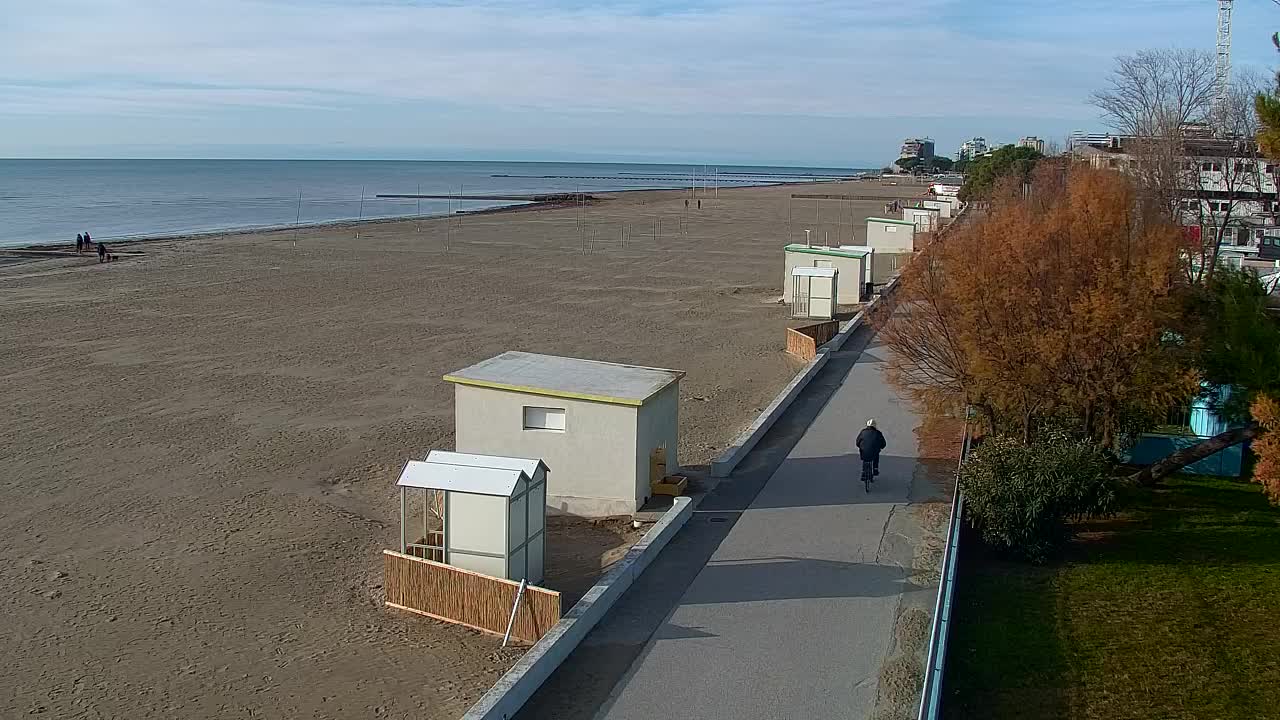 Grado Beach and Aquapark Views in Real Time