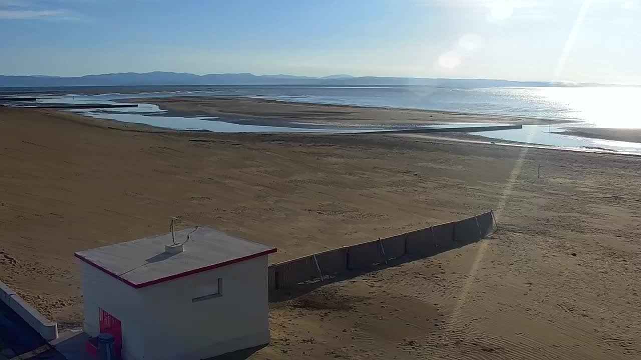 Grado Beach and Aquapark Views in Real Time