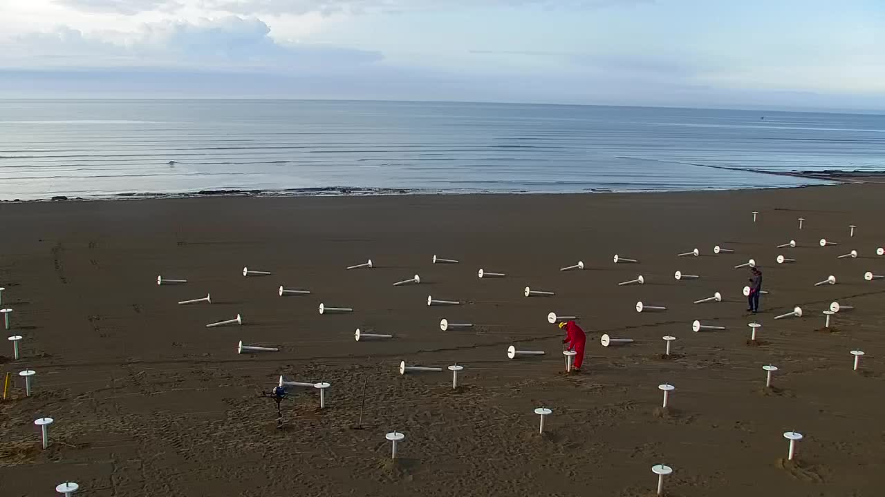 Webcam en direct Grado : Vues sur la plage et l’aquapark en temps réel