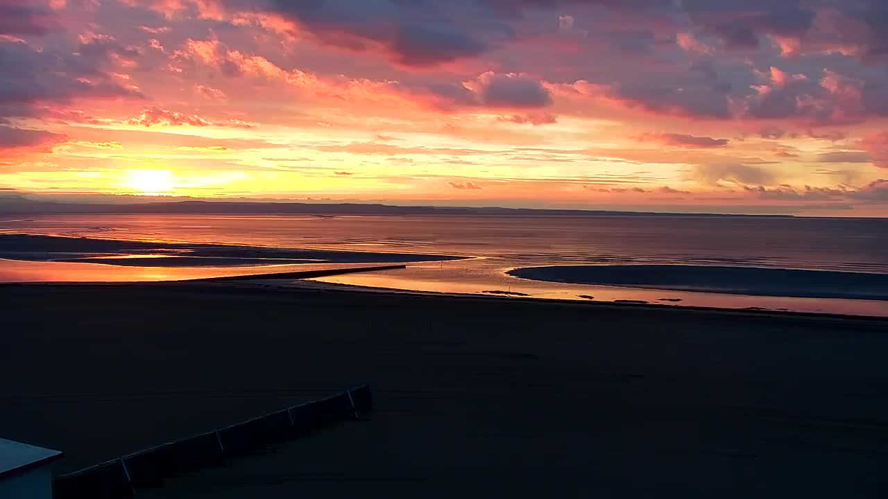 Grado Beach and Aquapark Views in Real Time