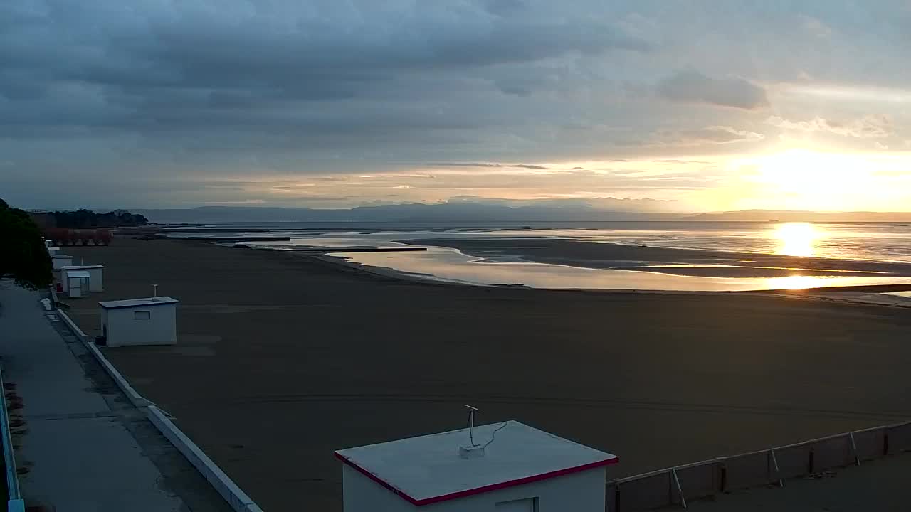 Grado Beach and Aquapark Views in Real Time